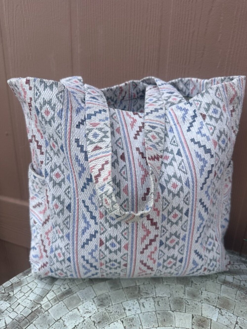 World Market Tote Southwestern Style Boho